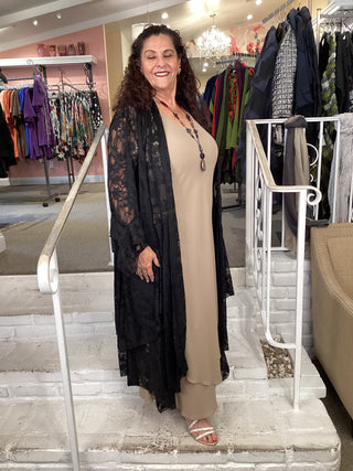 STEVIE DUSTER - BLACK