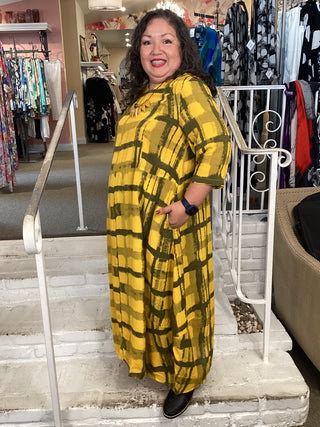ORIA DRESS - CURRY