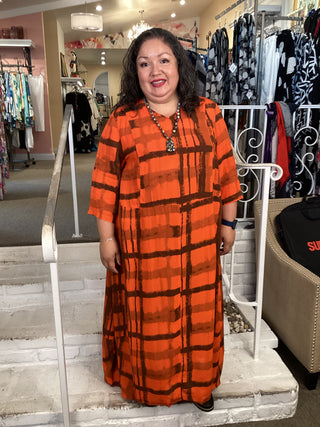 ORIA DRESS - CORAL