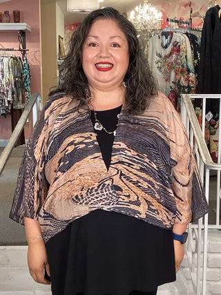 Silk Kimono Jacket - Tempest