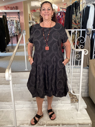 UD373B COTTON DRESS-BRODERIE