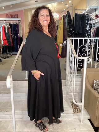 VINEYARD PRINCESS DRESS- BLACK