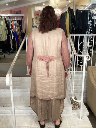 GAUZE STAR TUNIC - C/L MAUVE