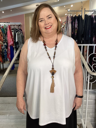 REANNA TANK - WHITE