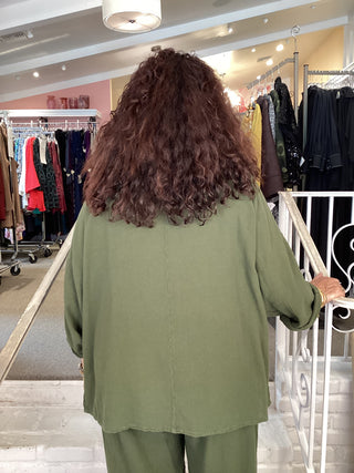 COWL TORTUS TOP - FERN