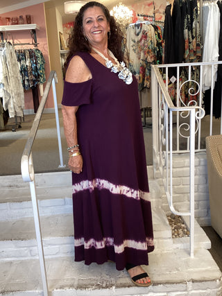 Dana Wave Dress - Amethyst