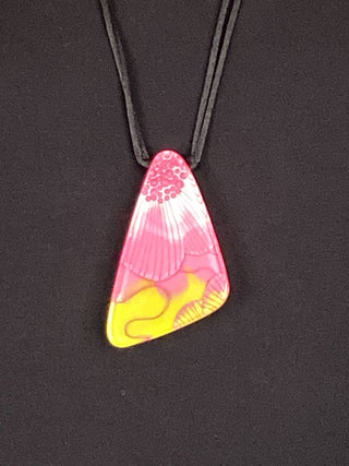 7 FLORA PENDANT & EAR - PINK