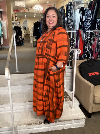 ORIA DRESS - CORAL
