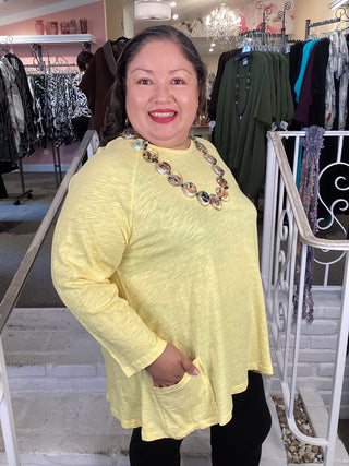 PATCH PKT TUNIC - LEMON