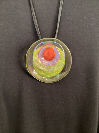FLORA PENDANT - GREEN/BLUE/PNK