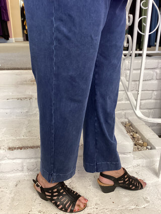 SLIM ANKLE PKT PANT - DENIM
