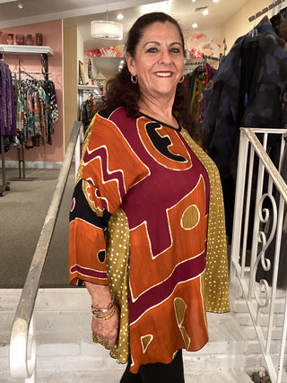 KIANA 3/4 TUNIC - MUSTARD PRIM