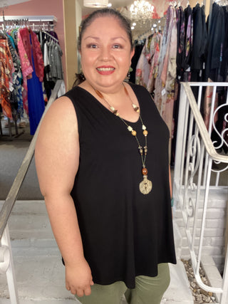 REANNA TANK - BLACK