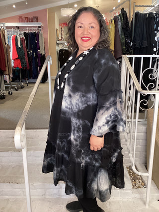 CHIC DUSTER - MARBLE BLACK