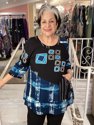 COMBO TOP - BLUES