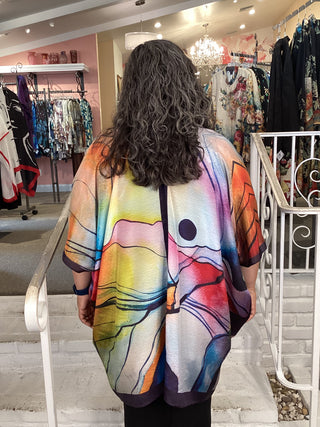 Silk Long Kimono - Conscious