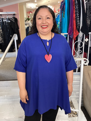 BUNNY TUNIC - COBALT