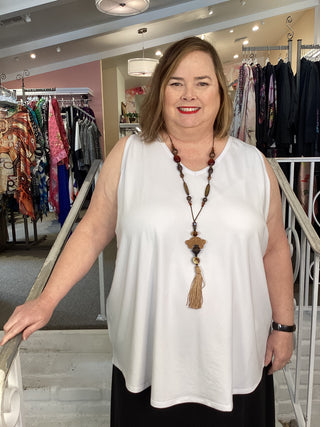 REANNA TANK - WHITE