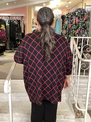 DIAMOND TUNIC - RHUBARB