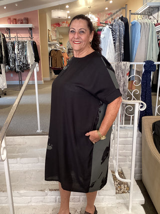 ONE SIZE DRESS - BLACK