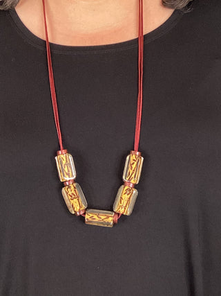 17 GOLDEN BAMBOO NECKLACE