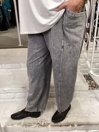 2 PKT LANTERN PANT - MIDNIGHT