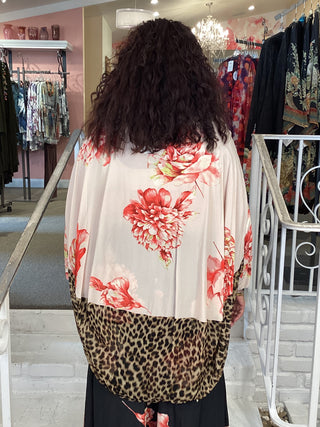 ET338F TUNIC - 2 FLORAL PRINT