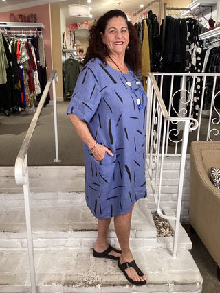 STRIKE // DRESS - BLUE