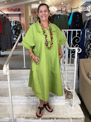 COAT DRESS - KIWI