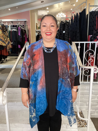 #140 KIMONO HAND DYED