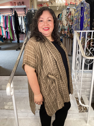 BT1511 Open Jacket - Taupe