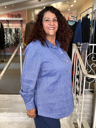 SANTORINA BLUE STRIPE
