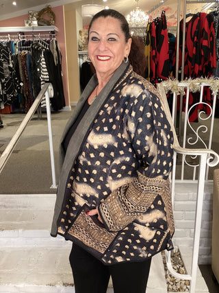 #6 REV SHAWL COLLAR KANTHA JKT