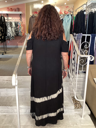 DANA WAVE DRESS - BLACK