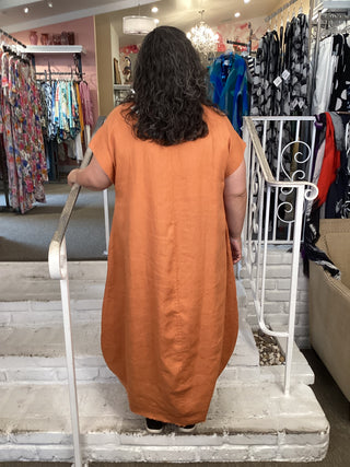 A ORLA DRESS - MANDARIN