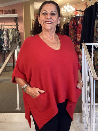 TABARD 2 POCKET SWTR - ROUGE
