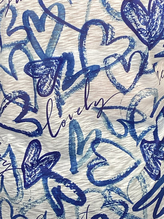 L/S TOP - BLUE SWEETHEART