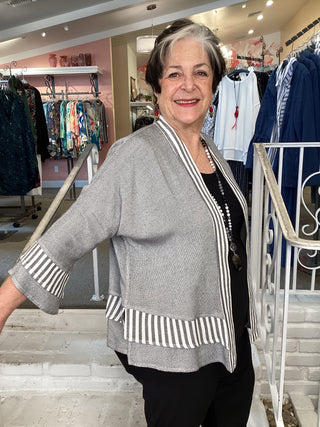 SV1 Natural Jacket - Gray Stripe
