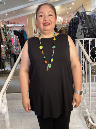 REANNA TANK - BLACK