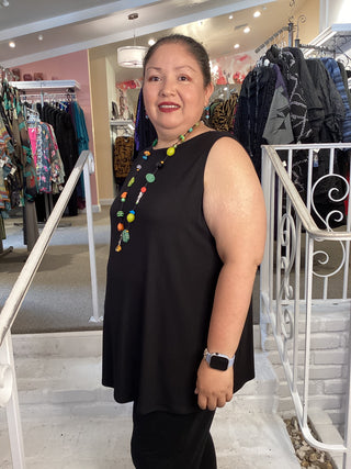 REANNA TANK - BLACK