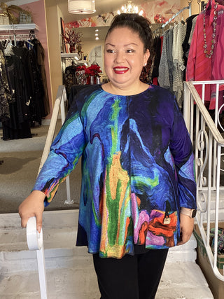 FRENCH BRUSH TUNIC - LAYLA
