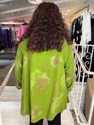 ARTSY CORDUROY TOP - KIWI