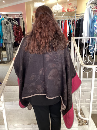 REV RUANA LACY PURPLE/GRAY