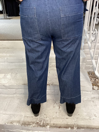 SP611D BACK POCKET DENIM PANT