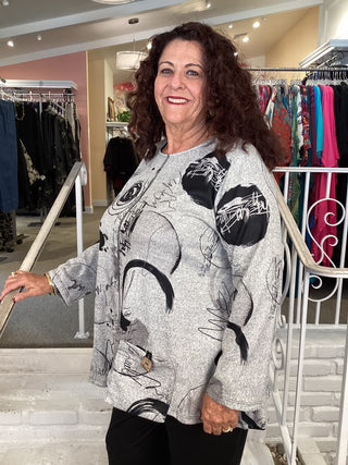 FRENCH KNIT PKT TUNIC - TEMPO