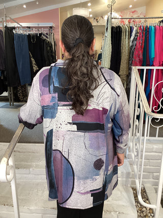FRENCH BRUSH COWL TUNIC-STUDIO