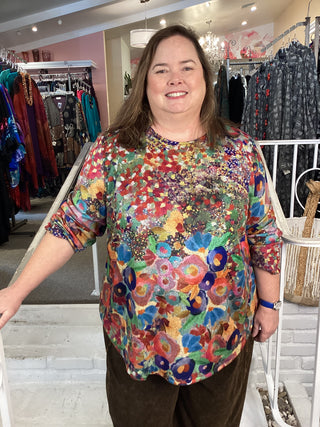 BRUSH TUNIC -POTPOURRI