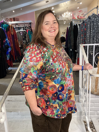 BRUSH TUNIC -POTPOURRI
