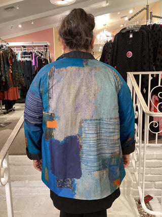 REV COLLAR JACKET - BLUES B