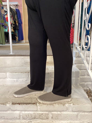 PETITE CLAIR PANT - BLACK